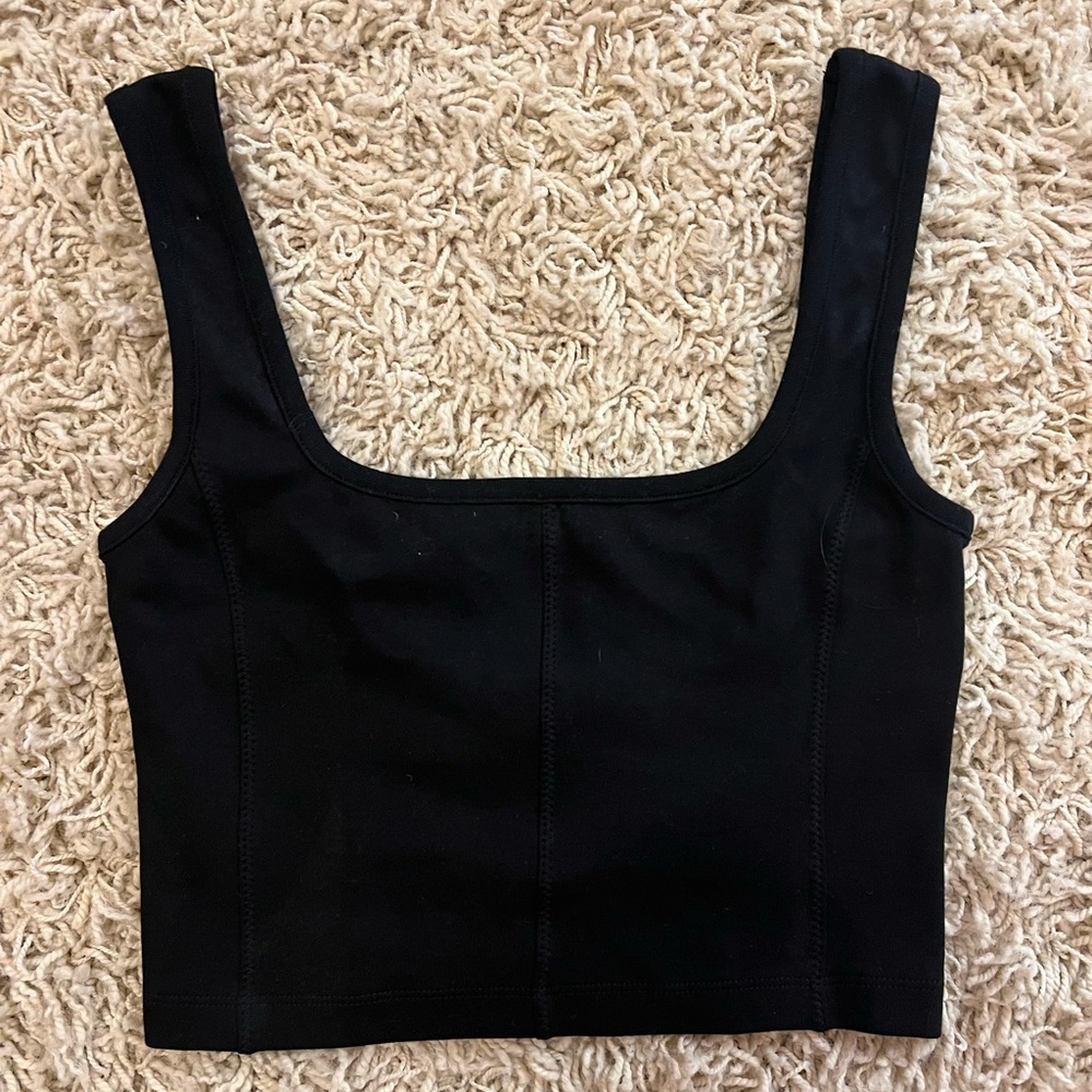 Ninety Percent black crop top
